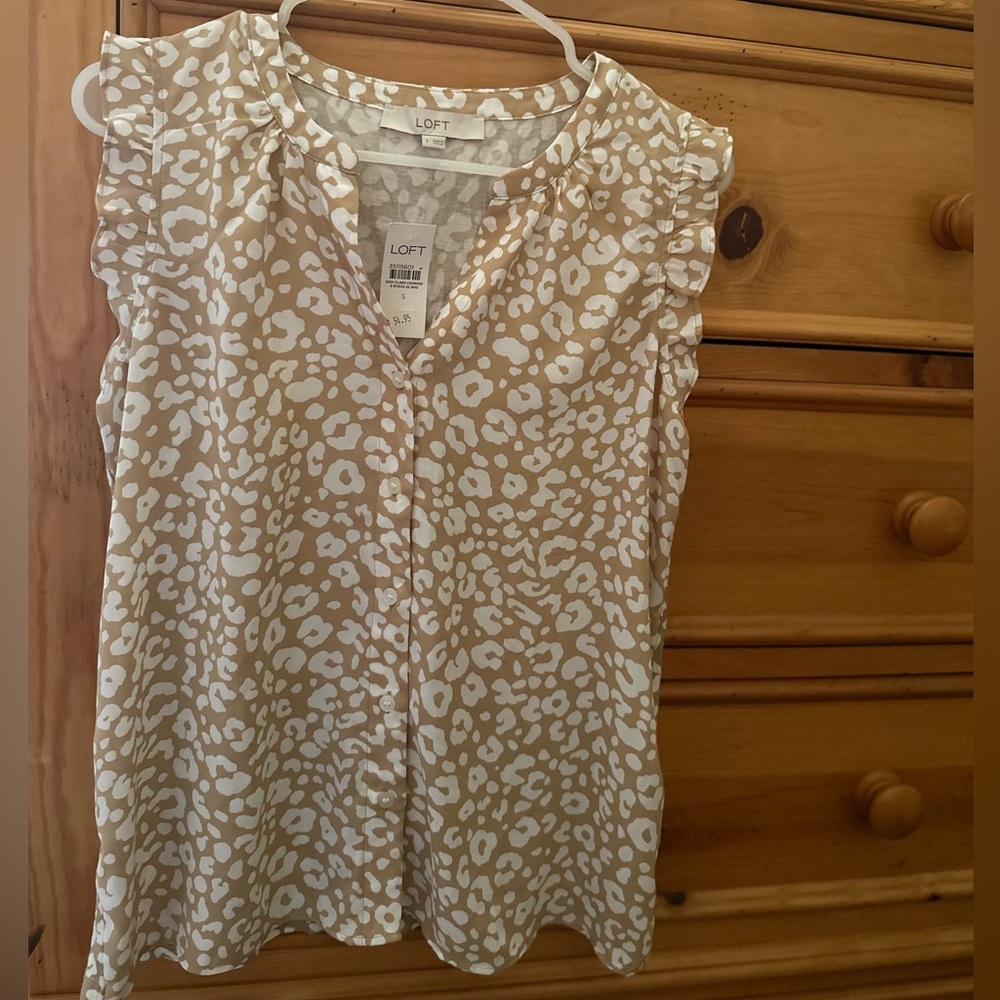 Loft mixed media top